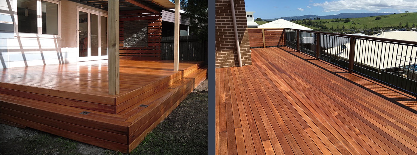 Pergola and timber decking built by A to Z Building