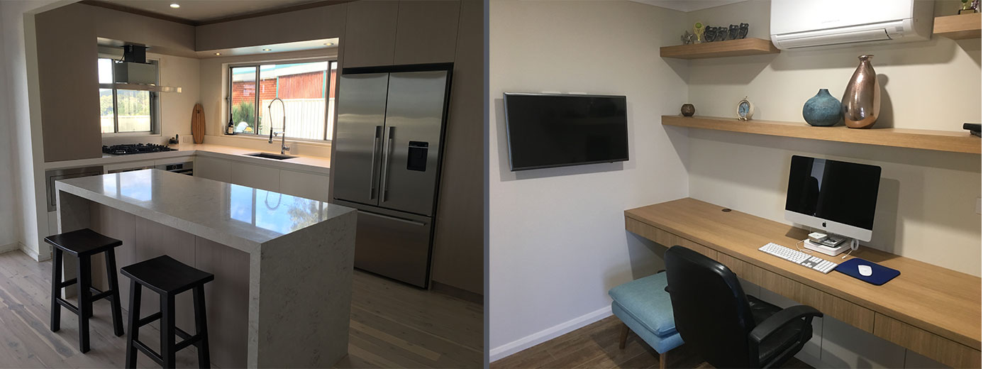 Renovated kitchen built by A to Z Building