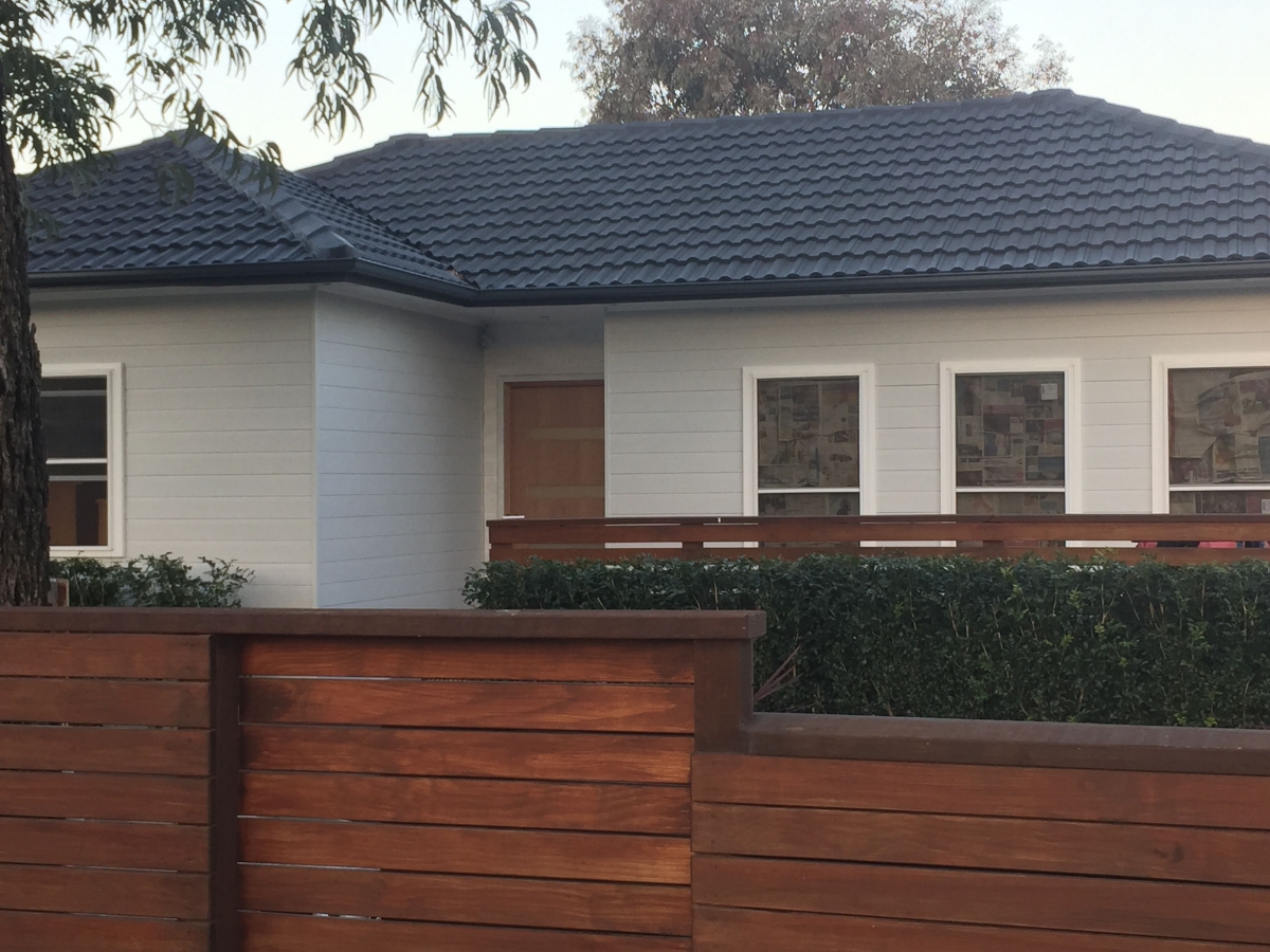 Recently completed renovation